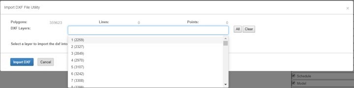 Import DXF File Utility