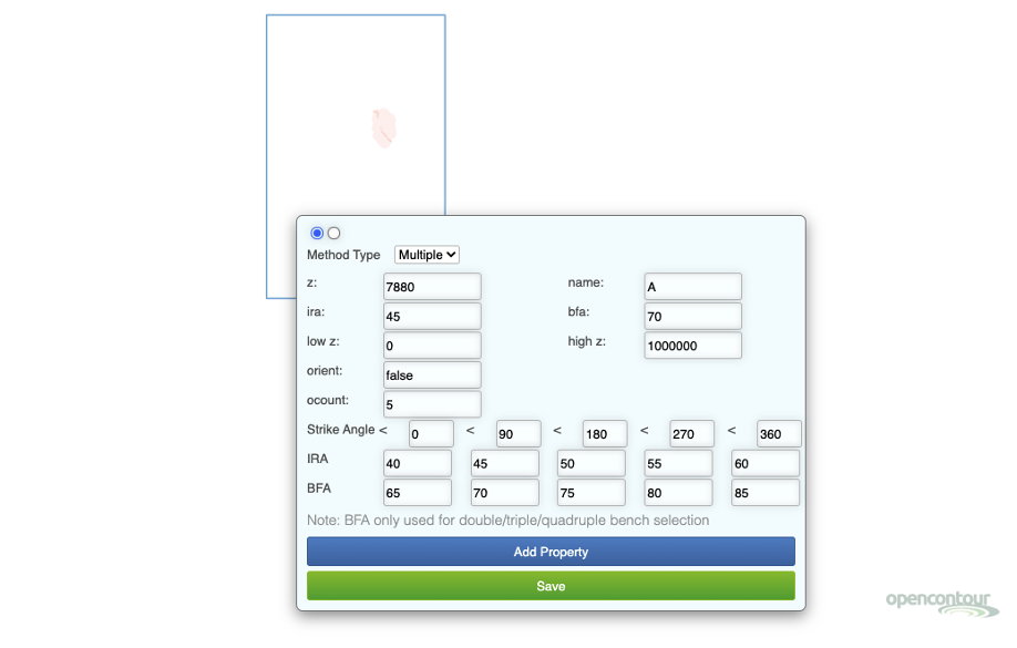 Geotech Properties Window