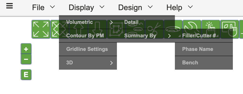 Volumetric Menu Filters