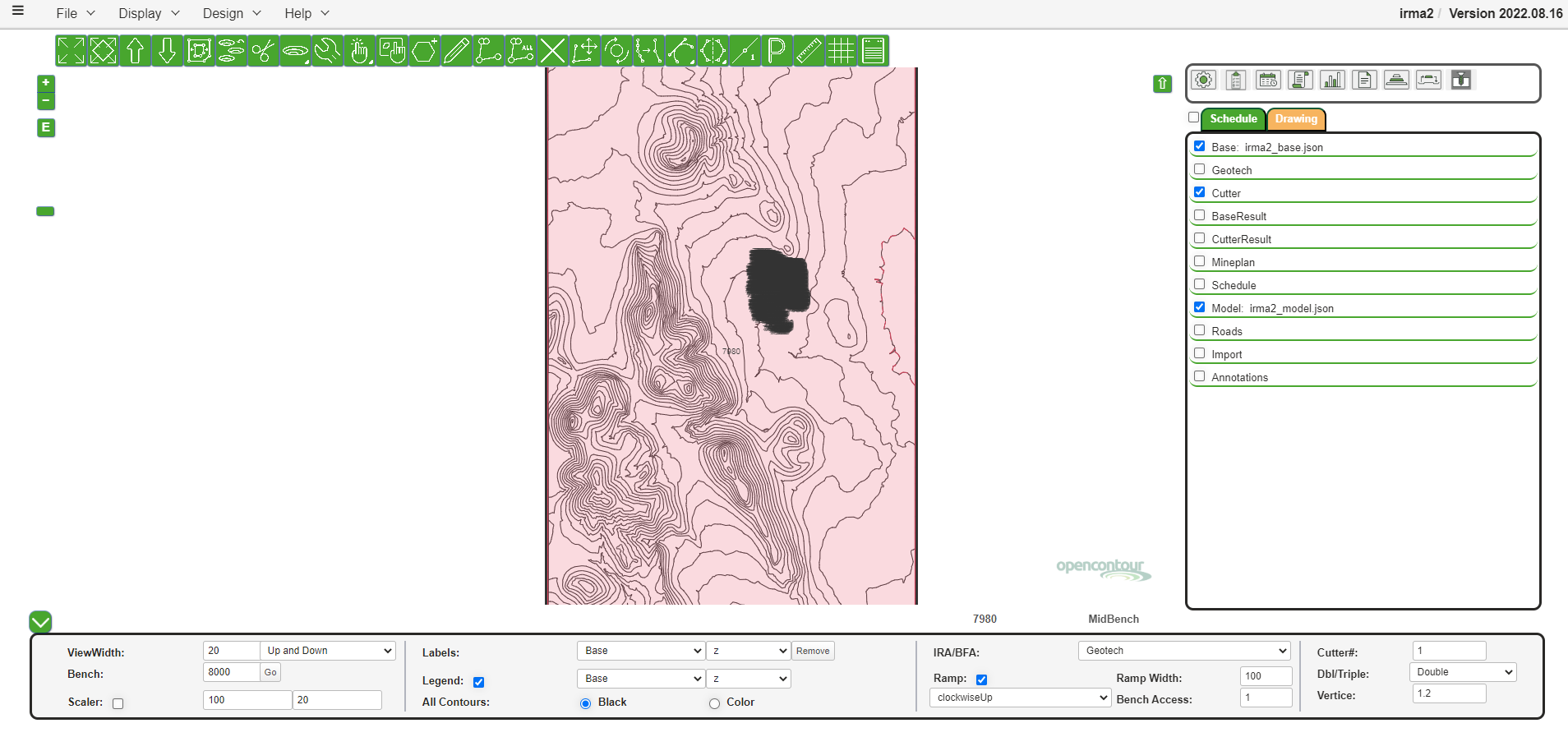 Viewer w/ Loaded Model and Base Layers