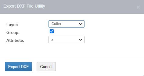 Export DXF File Utility