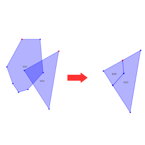 Split Polygon Example