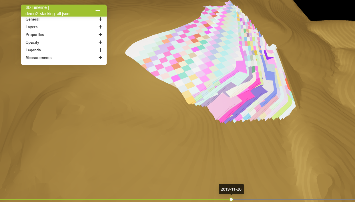 Stacking Visualization - 3D Timeline Viewer