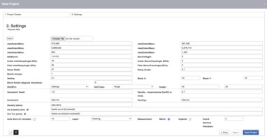 Project Settings Window