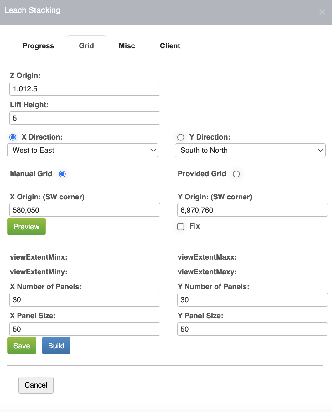 Grid Tab - Stacking Module