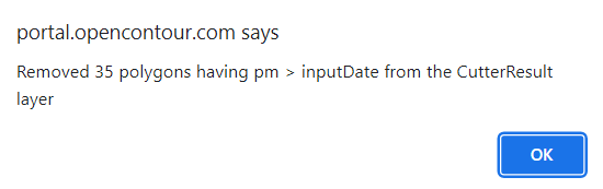 Remove CutterResult Shapes - Pop-Up Notification